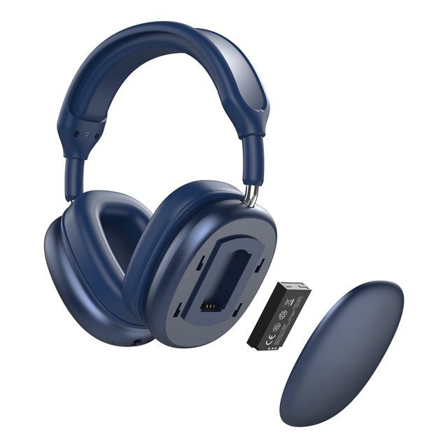 Popular Practical Bluetooth Headphones With Replaceable Battery Oem Wireless Auracast Headset With Microphone