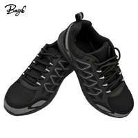 Chaussures de sécurité athlétiques en stock pour hommes, antidérapantes, avec embout en acier, pour l'été, l'hiver et l'automne