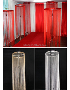 2024 nuevas decoraciones de techo de boda cortinas de cuerda brillante y cortinas decoración para boda evento cortina de flecos - Product Image 6