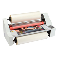 Laminateur à rouleaux chauffant de bureau Paragon V480 format A2, simple/double face, pour laminage à chaud/froid, compatible avec les formats de papier A4/A3/A5/A6