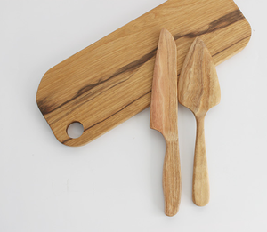 Wholesale Custom Logo Eco-Friendly Wooden Cake Knives | Acacia Wood <b>Pizza</b> <b>Peels</b> Butter Jam Spatulas | Dishwasher Safe for - Product Image 2