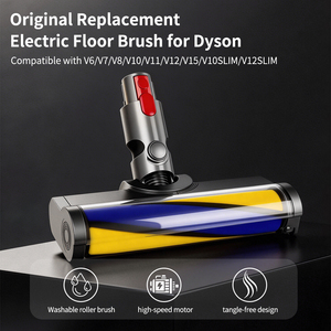 Brosse d'aspirateur avec lumière LED compatible avec les aspirateurs <span class=keywords><strong>Dyson</strong></span> V6 DC58, DC59, DC61, DC62, DC73, DC74, tête de brosse de remplacement - Product Image 2