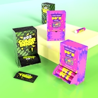 Présentoir de Comptoir en Carton Ondulé Format Mini, Boîte Maîtresse de 20 Unités