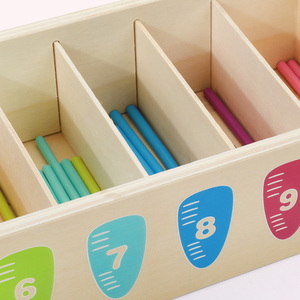 COMMIKI OEM Puzzle in Legno Personalizzato con Forme Matematiche, Auto Abbinabili, Blocchi Digitali in Legno per Bambini, Giocattolo Educativo per la <span class=keywords><strong>Matematica</strong></span> - Product Image 6