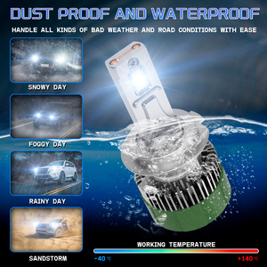 Bombillas LED para Faros Delanteros de Coche H4 H7 H11 9005 9006 con Lente Súper Brillante de Alta Potencia 130W con Canbus OEM ODM - Product Image 3