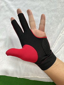 PNS 3Finger Waterproof Reflective Billiard <b>Glove</b> Thin Breathable Anti-Slip Open Finger <b>Pool</b> <b>Glove</b> One Size Fits All <b>for</b> - Product Image 6