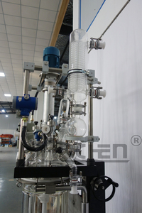 5L-200L Organic Jacketed <b>Glass</b> Reactor for Pilot-scale Distillation and Extraction Operations <b>Glass</b> Reactor <b>Glass</b> Reactor - Product Image 5