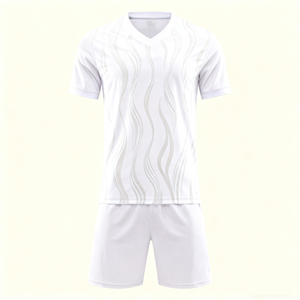 Blauwe Kleur Voetbal Jersey Set Voor Jongens Uniform Atletische Sportkleding Pak Wasbaar Lichtgewicht Zacht En Ademend - Product Image 6