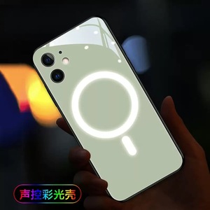 Модный светодиодный светящийся чехол для телефона с прозрачным силиконовым покрытием и стразами, ударопрочный, для <span class=keywords><strong>iPhone</strong></span> <span class=keywords><strong>12</strong></span> - Product Image 6