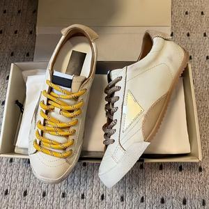 High quality Retro <b>Canvas</b> board shoes Designer Leather Flat Sports Shoes for Men Women Five-pointed Star Casual Walking Shoes - Product Image 4