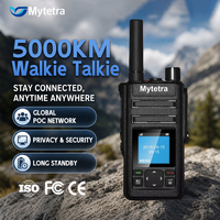 Radio bidirectionnelle MYT T486 4G LTE POC avec interphone GPS, portée de 5000 km, longue autonomie pour les opérations commerciales
