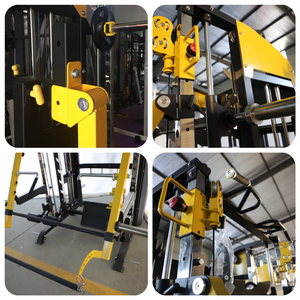 Meilleure vente : Ensemble de <span class=keywords><strong>musculation</strong></span> commercial multifonctionnel avec machine Smith, rack à squats et machine à câbles croisés pour la <span class=keywords><strong>musculation</strong></span> et l'exercice - Product Image 4