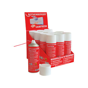 Rothenberger Sanifresh spray desinfectante para conductos de aire y unidades divididas (12 piezas) - Product Image 1