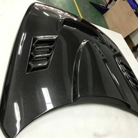Capot ventilé en fibre de carbone pour Mazda RX-8, style course, couvercle de moteur, kit de carrosserie automobile de remplacement