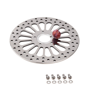 Disque de frein avant 11,5 pouces en acier inoxydable pour Harley-Davidson Cruiser, pièce de rechange - Product Image 3
