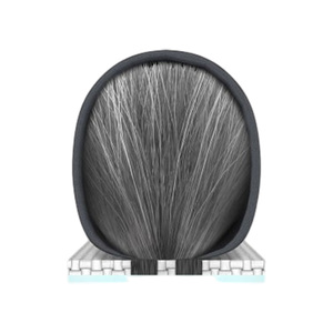 Sliding <b>Window</b> Door Mohair Sealing Strip Dustproof Soundproof Teumsae Weatherstrip O-type Pin Weather Strip - Product Image 1