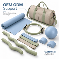 Kit d'accessoires professionnels de Pilates : Tapis de yoga, chevillères et poignets lestés, Power Ring, équipement de fitness commercial pour salle de sport