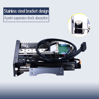 Unestech Festival 5.25 pouces interne double HDD/SSD boîtier SATA conception sans outil avec 2 ports USB3.0 et serrures