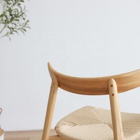 Exl meubles en rotin naturel en bois massif chaises de salle à manger café restaurant meubles hôtel chaises