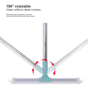 <span class=keywords><strong>Balai</strong></span> magique télescopique portable en acier inoxydable à faible coût pour nettoyer les <span class=keywords><strong>essuie</strong></span>-glaces multifonctionnels de salle de bain en verre - Product Image 3