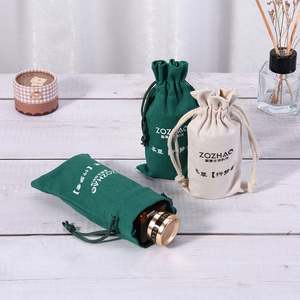 Bolsa de Algodón con Cordón para Empaque de Accesorios para el Cabello Personalizados PERFECTUSM, Logotipo Serigrafiado, Ecológica, Segura, Guangdong - Product Image 1