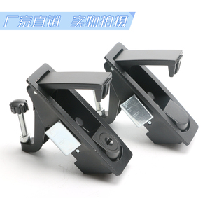 Serrure industrielle à bouton noir Haitan MS606-2, serrure à boîtier métallique à verrouillage plat, pour chaudière haute pression et compresseur d'air - Product Image 5