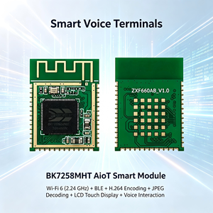 Module WiFi BLE double cœur intégré BK7258 compatible avec le module <span class=keywords><strong>Tuya</strong></span>, prend en charge le développement <span class=keywords><strong>Arduino</strong></span> pour terminal vocal intelligent - Product Image 2