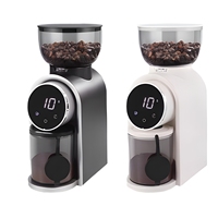 Moulin à café électrique intelligent 250g avec réglages de mouture ajustables, idéal pour le café filtre et l'espresso, moulin à grains de café à noyau en acier