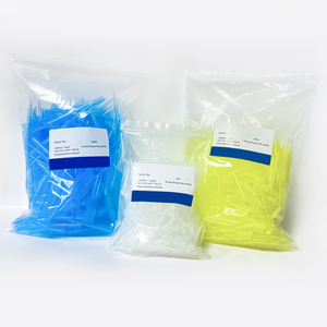 หัวปิเปตไมโครแบบปลอดเชื้อ 200L 1000L สีเหลือง สีน้ำเงิน บรรจุภัณฑ์แบบถุง ได้รับการรับรองมาตรฐาน ISO บรรจุภัณฑ์แบบถุงตามสั่ง - Product Image 1