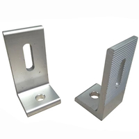 Support de fixation en L anodisé anti-corrosion pour panneaux solaires photovoltaïques sur toiture métallique – Vente chaude en Asie du Sud-Est
