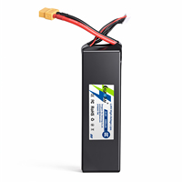 Baterai LiHV Hardcase 22.8V 6S 2200mAh 60C XT90 Daya Tahan Lama untuk Drone FPV, Fotografi Udara, dan Pesawat Terbang Sayap Tetap