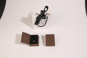 Customize Recyclable Fashion Jewelry Paper Jewelry Set Packaging Gift Box Necklace <b>Ring</b> Earrings Box - Product Image 4