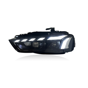 Conjunto de Faros LED Compatibles con Audi A4 B8.5 13-16, Estilo RS4, Actualización con DRL Dinámico y Señal de Giro Fluida, Aprobado por DOT SAE - Product Image 1