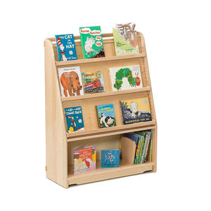 Estantería moderna Montessori para guardería, estantería de madera de fácil montaje para organizar libros, uso de comedor para niños - Product Image 3
