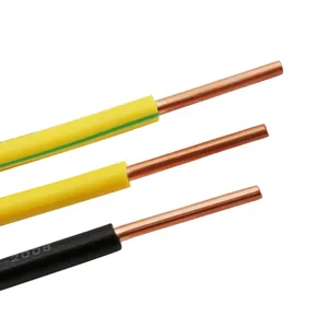 ISO CE temperature 4 5 core customized electrical copper conductor copper domestic house cable wire