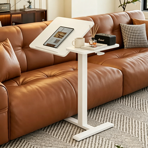 <span class=keywords><strong>Table</strong></span> de bureau réglable portable pour ordinateur portable, <span class=keywords><strong>table</strong></span> <span class=keywords><strong>d</strong></span>'appoint pour canapé, bureau <span class=keywords><strong>à</strong></span> domicile, chevet, blanche - Product Image 1