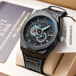 <span class=keywords><strong>Orologio</strong></span> Meccanico Automatico Personalizzato <span class=keywords><strong>di</strong></span> Nuova <span class=keywords><strong>Marca</strong></span> con Cinturino in Pelle, Luminoso e Impermeabile per Uomo nel 2025 - Product Image 1