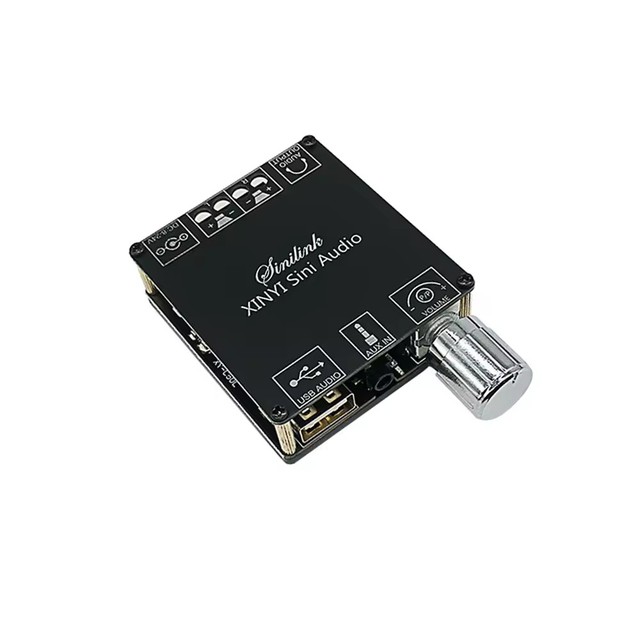 XY-C50L Mini BT 5.0 Wireless Audio Digital Power Amplifier 50Wx2 Amp Stereo Speaker Board APP Control Electronic Modules Kits