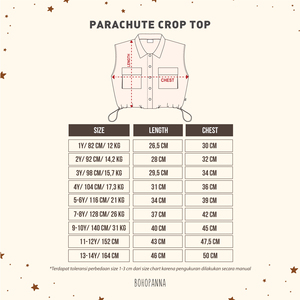 เสื้อครอปทรงพาราชูทสุดเก๋สำหรับสาวๆ ด้วยดีไซน์ผ้าชีฟองน่ารักและเนื้อผ้าฝ้ายสวมใส่สบายสำหรับชุดลำลองประจำวัน - Product Image 6