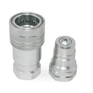 High Pressure Forged Swivel Hose Fittings Straight Crimp Style Hydraulic Pipe Hose Fitting