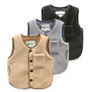 Gilet d'hiver en laine polaire pour enfants, style coréen tendance, pour garçons, à prix bas - Product Image 1