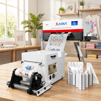 Impresora DTF Digital A3 Rosada 2025 XP600 con Película PET de 13 Pulgadas y Horno Rosado de 13 Pulgadas para Cualquier Textil