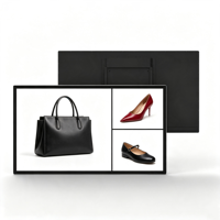 Affichage numérique LCD mural ultra-mince OEM ODM 43 55 65 75 pouces avec WiFi intégré, CMS et télécommande pour intérieur, commerce de détail et hôtels
