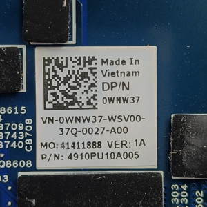 Placa Base Original para Dell Precision 5770, Nuevo, RTX A3000 0WNW37 Strada LE MLK ADLP N20E MB 203107, - Product Image 3