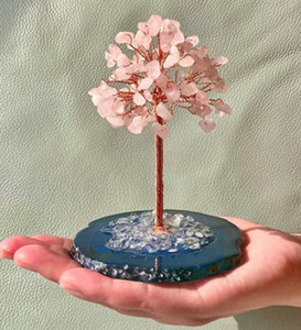 <span class=keywords><strong>Pietre</strong></span> Curative Feng Shui <span class=keywords><strong>e</strong></span> <span class=keywords><strong>Cristalli</strong></span> per la Guarigione dei <span class=keywords><strong>Chakra</strong></span> Albero di Cristallo Decorativo con Filo per la Meditazione - Product Image 2