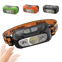 Lampe frontale rechargeable haute puissance OEM Lampe frontale USB pour la pêche Lampe frontale étanche Lampe frontale pour la chasse