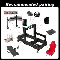 Simulador de Carreras Personalizado de Aluminio Ajustable para Experiencia de Carreras Completa, para SC y Rally, para Juegos de Carreras Virtuales