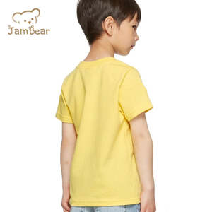T-shirt pour garçon en coton biologique 100% Coton imprimé Chemises vierges en coton Vêtements imprimés Vente en gros T-shirt à manches courtes pour enfants - Product Image 2