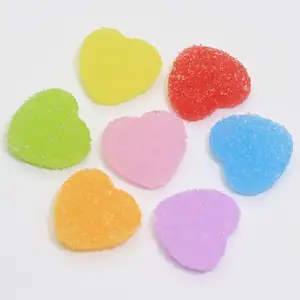 Mix Resin Simulation Star Heart Soft Candy Sweet Slime Charms Resin Flatback Soft Jelly Cabochon For DIY Scrapbooking Crafts