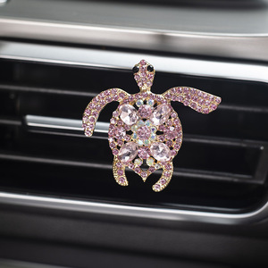 คลิปติดช่องระบายอากาศรูปเต่าน่ารักมากมีกลิ่นหอมสำหรับการตกแต่งภายในรถยนต์มีหลายสี - Product Image 4